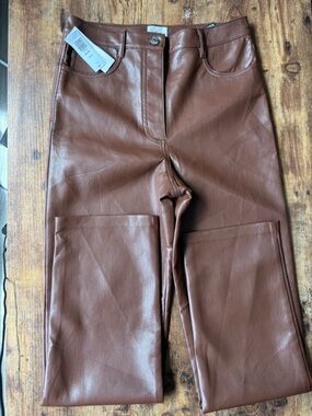 NWT Wilfred Vegan Leather Pants 6
